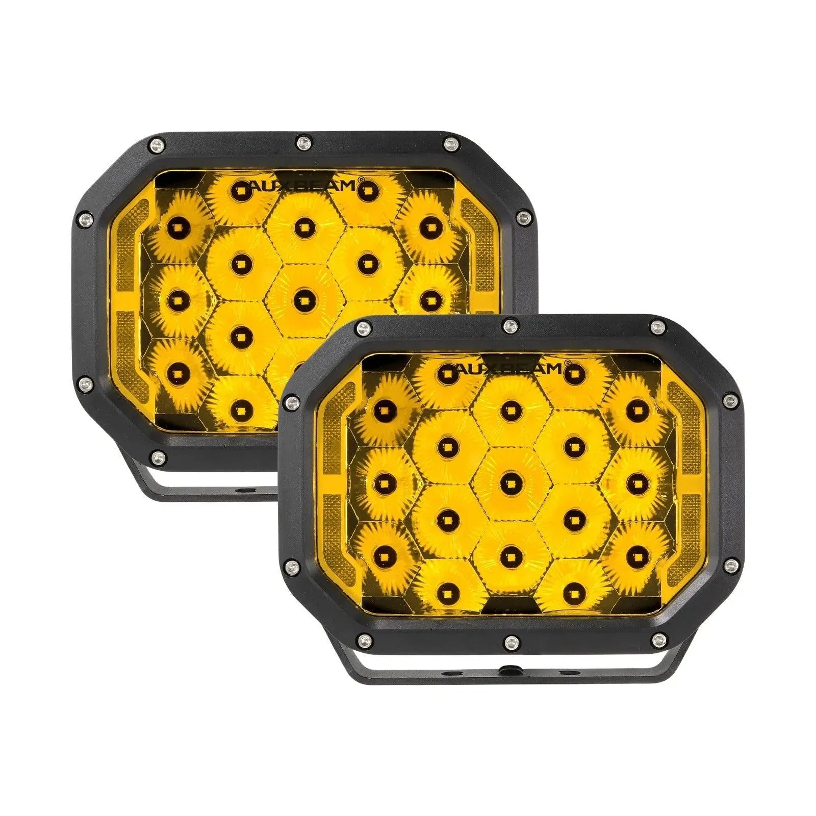 7X5 Inch LED Pods Amber Spot Driving Lights
