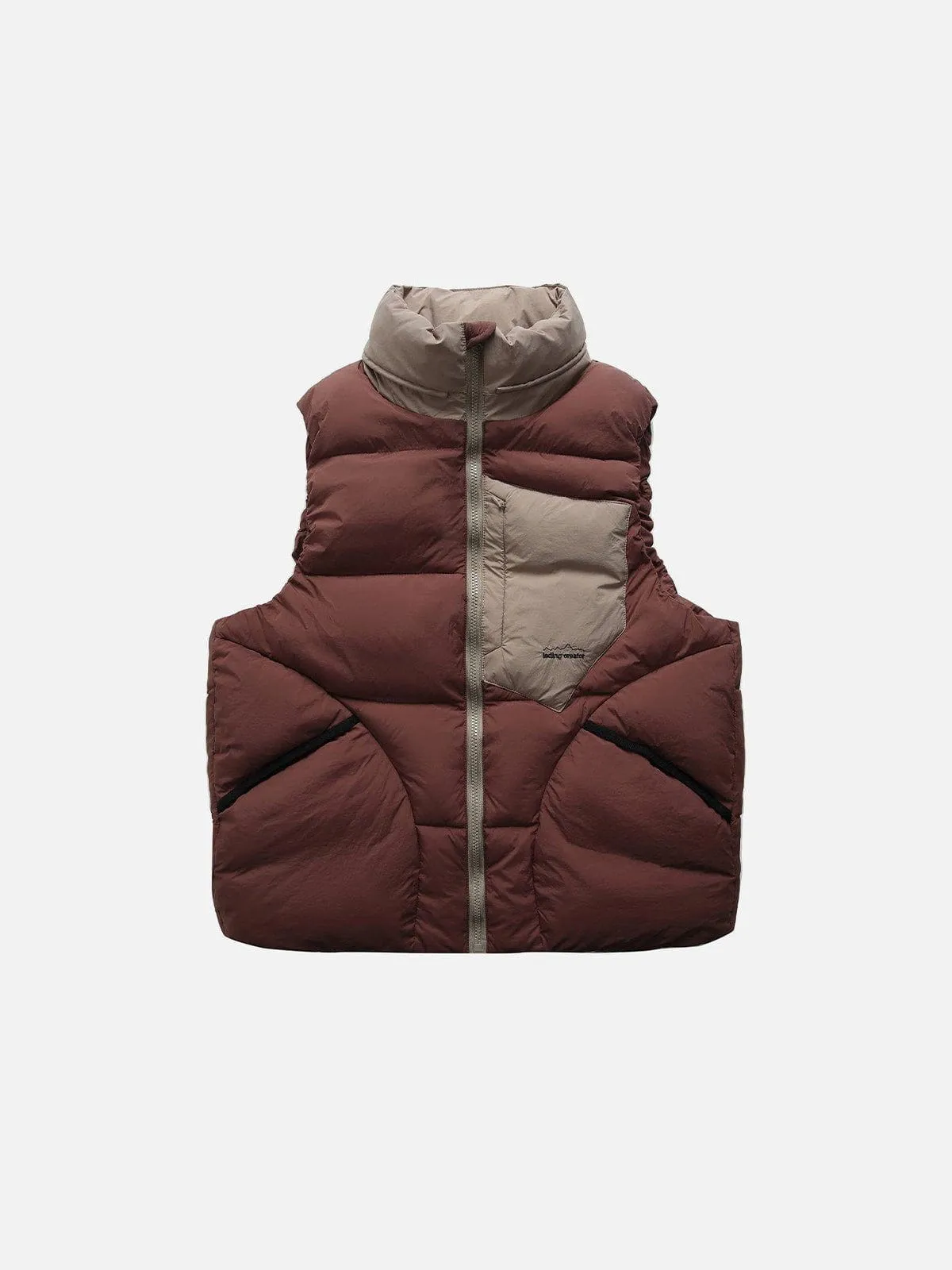 Aelfric Eden Pocket Patchwork Puffer Vest