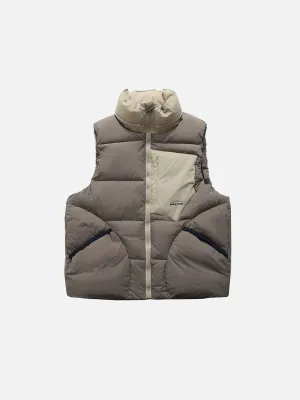Aelfric Eden Pocket Patchwork Puffer Vest