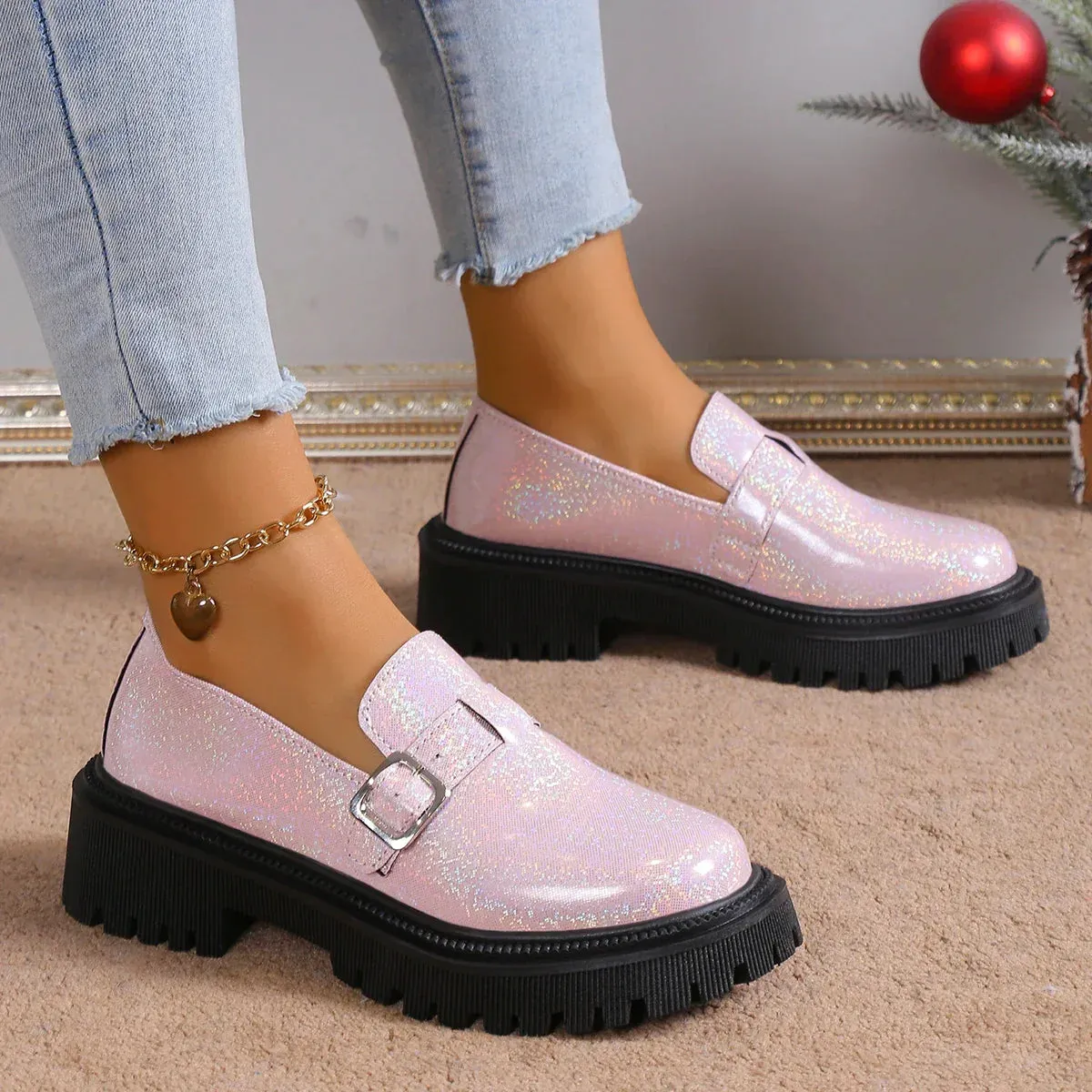 AMOZAE- -  Fashion Laser Loafers