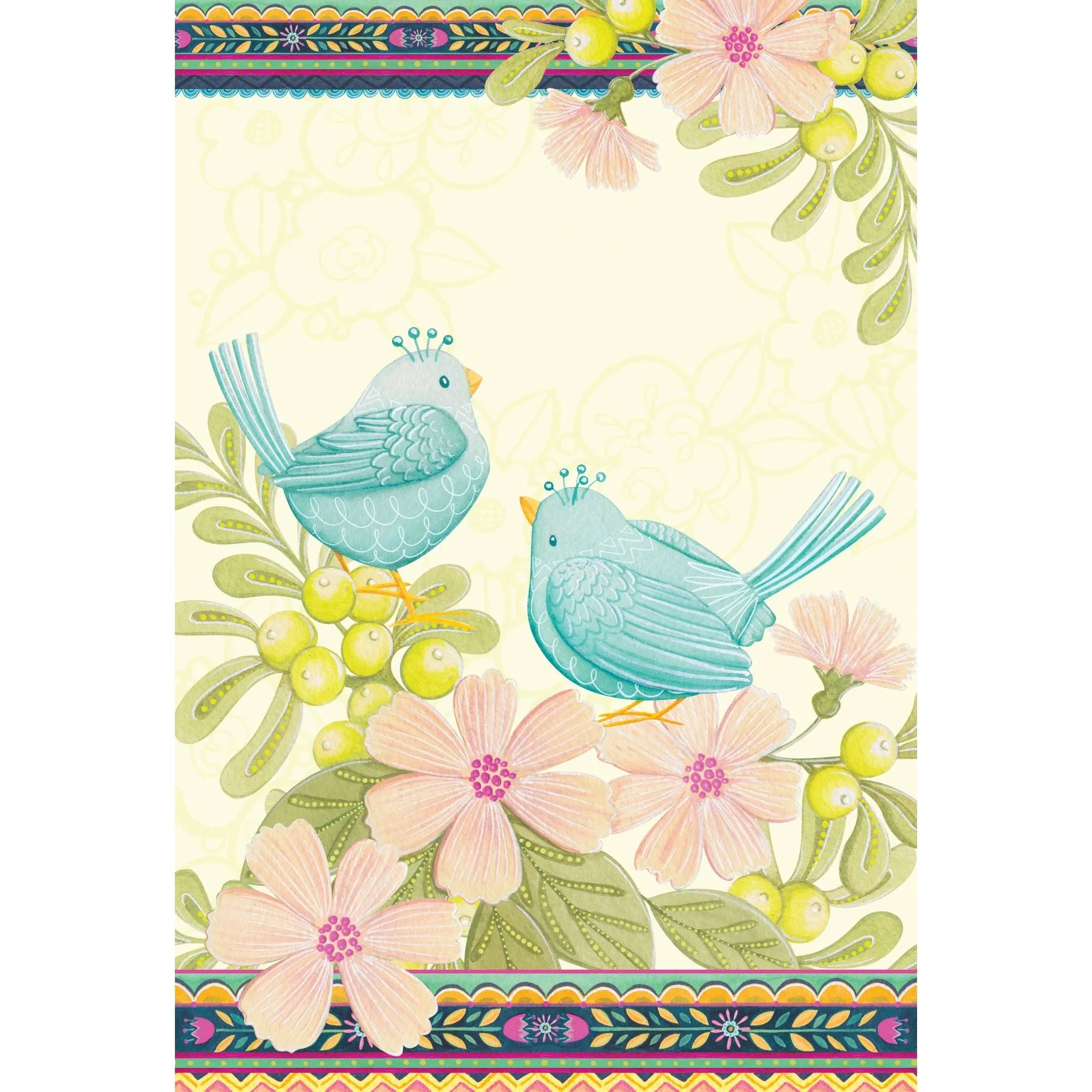 Anniversary Card with Love Birds