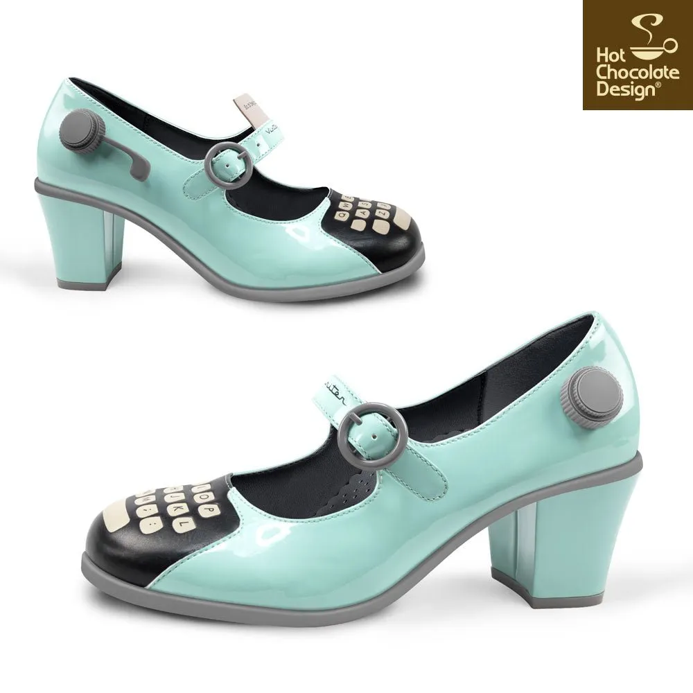 Chocolaticas® TYPEWRITER Women's Mary Jane Pump