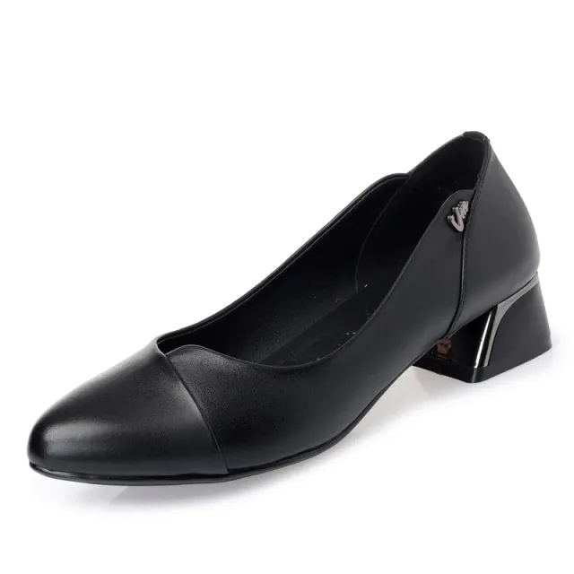 Delfina Women's   Leather Dress Pumps Shoes
