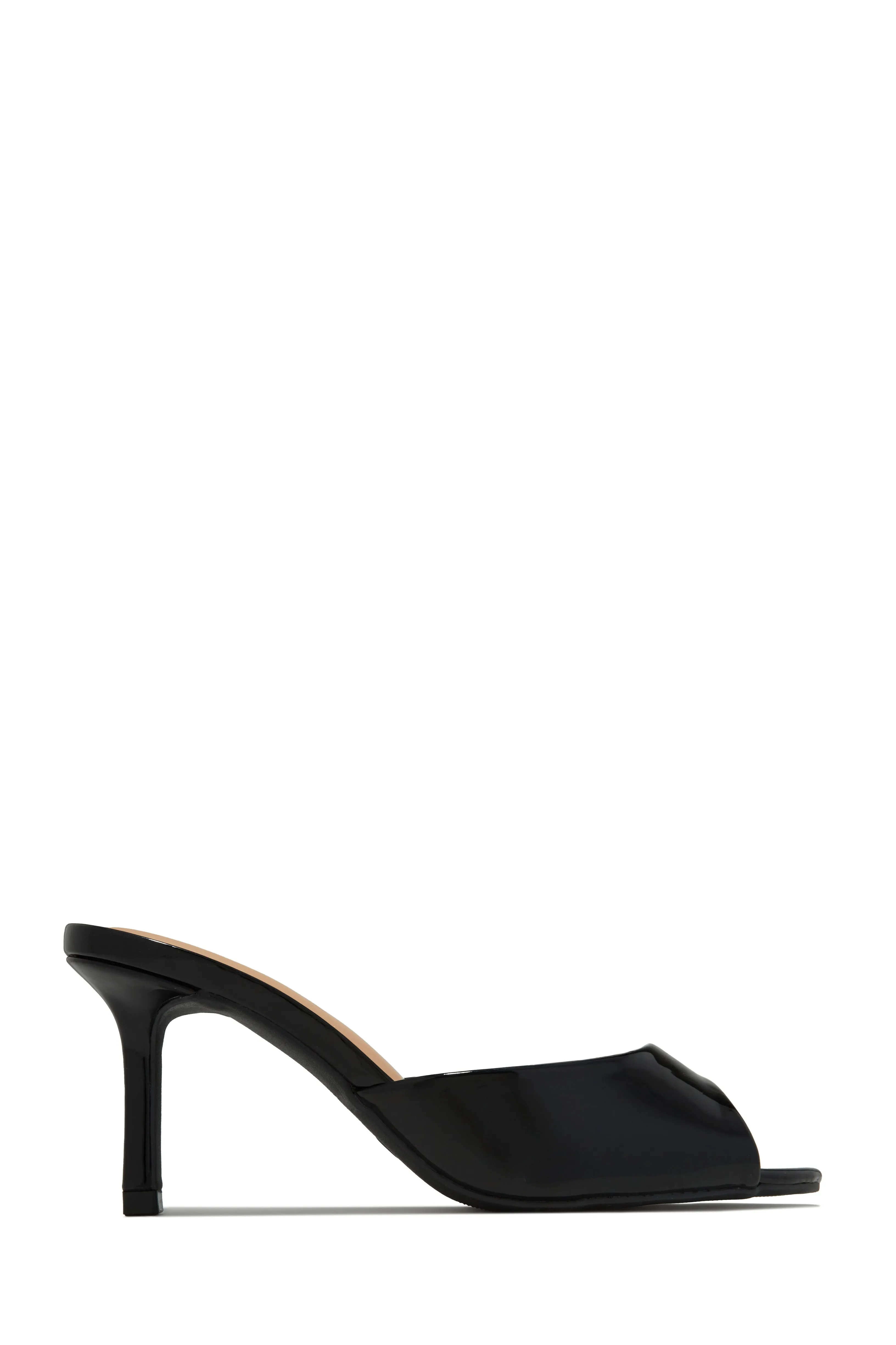 Natani Mid Heel Mules - Snake