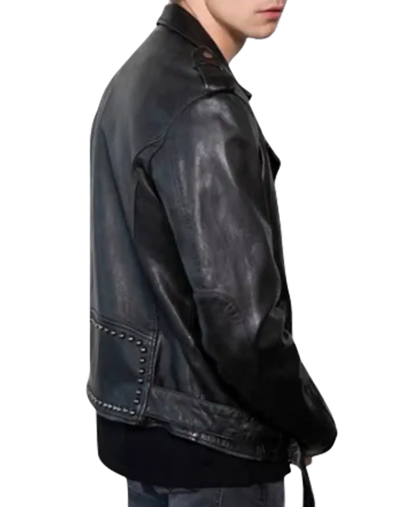 Saint Laurent Diablo Studded Jacket