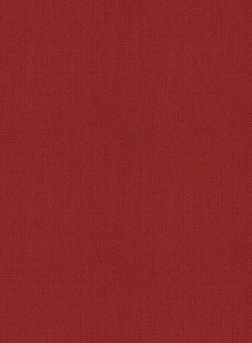 Scabal Ed Red Wool Suit