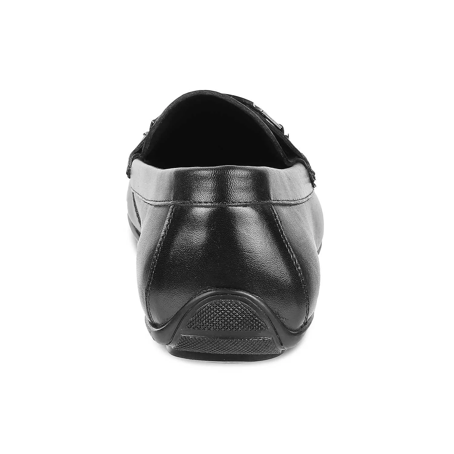 Premium Abia Black Leather Driving Loafers for Men by Tresmode