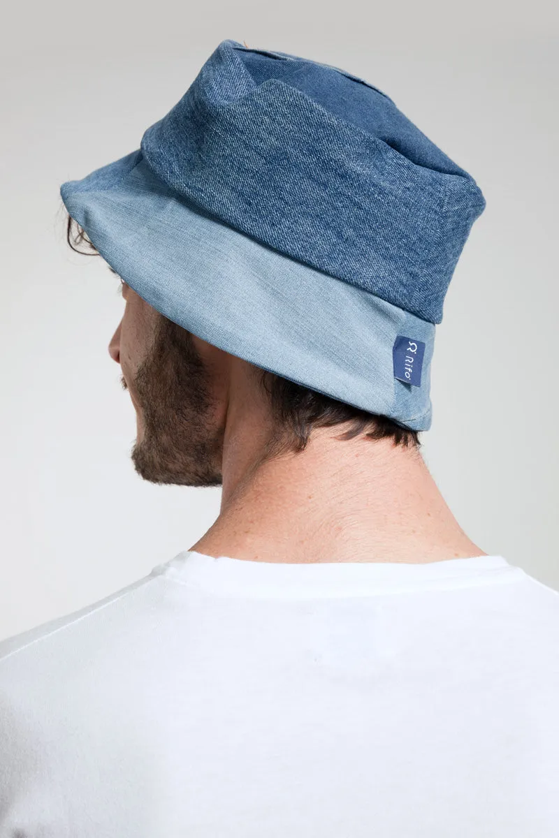Upcycled Denim Bucket Hat