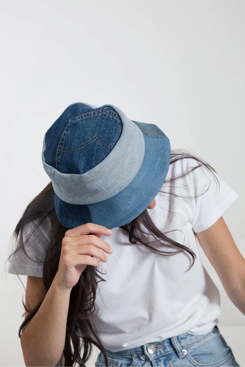 Upcycled Denim Bucket Hat