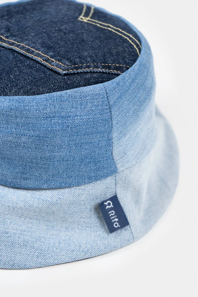 Upcycled Denim Bucket Hat