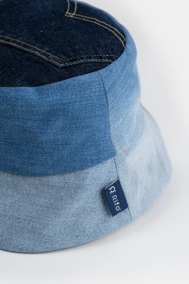 Upcycled Denim Bucket Hat