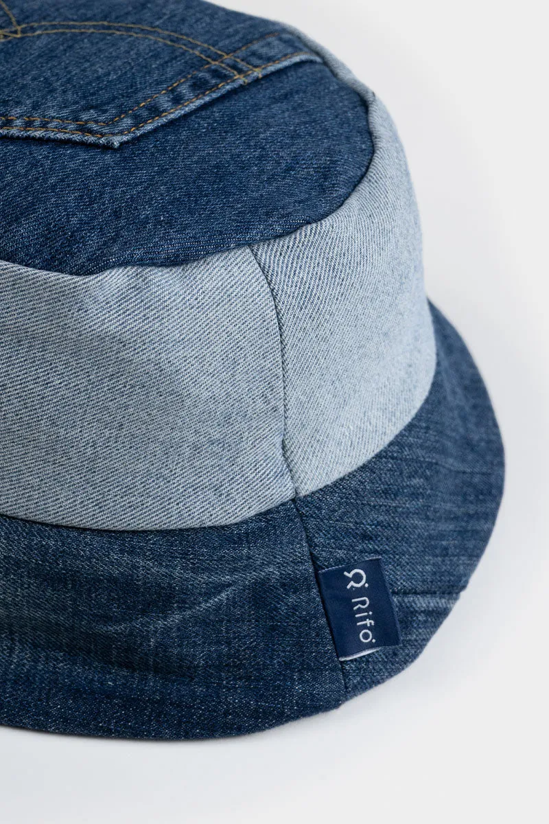 Upcycled Denim Bucket Hat