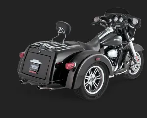 Vance & Hines 16789 Trike Deluxe Slip-on Exhaust Chrome & SS Tip 09-20 Tri Glide